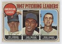 League Leaders - Jim Lonborg, Earl Wilson, Dean Chance (