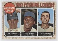 League Leaders - Jim Lonborg, Earl Wilson, Dean Chance (