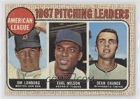 League Leaders - Jim Lonborg, Earl Wilson, Dean Chance (