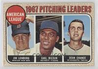 League Leaders - Jim Lonborg, Earl Wilson, Dean Chance (
