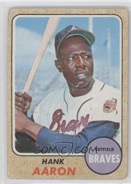 1968 Topps - [Base] #110 - Hank Aaron [Good to VG‑EX]