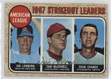 1968 Topps - [Base] #12 - League Leaders - Jim Lonborg, Sam McDowell, Dean Chance