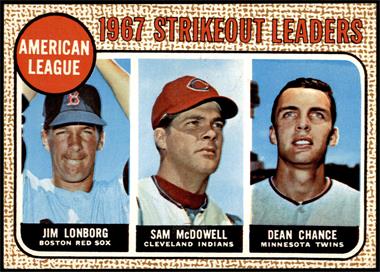 1968 Topps - [Base] #12 - League Leaders - Jim Lonborg, Sam McDowell, Dean Chance [NM MT]