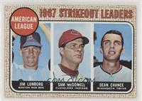 League Leaders - Jim Lonborg, Sam McDowell, Dean Chance