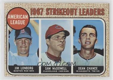 1968 Topps - [Base] #12 - League Leaders - Jim Lonborg, Sam McDowell, Dean Chance