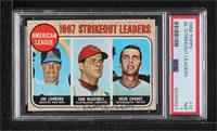 League Leaders - Jim Lonborg, Sam McDowell, Dean Chance [PSA 7 NM]