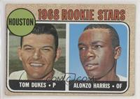 1968 Rookie Stars - Tom Dukes, Alonzo Harris