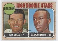 1968 Rookie Stars - Tom Dukes, Alonzo Harris [Poor to Fair]