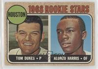 1968 Rookie Stars - Tom Dukes, Alonzo Harris [Poor to Fair]