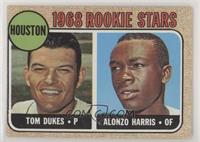 1968 Rookie Stars - Tom Dukes, Alonzo Harris [Good to VG‑EX]