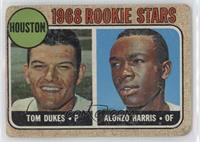 1968 Rookie Stars - Tom Dukes, Alonzo Harris [Good to VG‑EX]