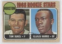 1968 Rookie Stars - Tom Dukes, Alonzo Harris