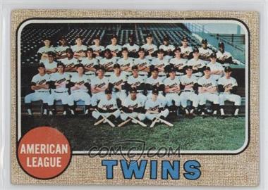 1968 Topps - [Base] #137 - Minnesota Twins Team [Poor to Fair]