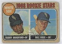 1968 Rookie Stars - Buddy Bradford, Bill Voss [Poor to Fair]