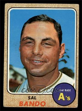 1968 Topps - [Base] #146 - Sal Bando [GOOD]