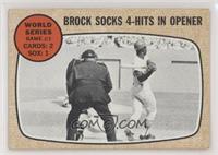 World Series - Game #1 - Brock Socks 4-Hits In Opener [Good to VGR…