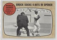 World Series - Game #1 - Brock Socks 4-Hits In Opener [Good to VGR…