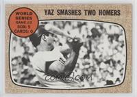 World Series - Game #2 - Yaz Smashes Two Homers [Good to VG‑EX]