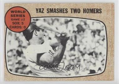 1968 Topps - [Base] #152 - World Series - Game #2 - Yaz Smashes Two Homers