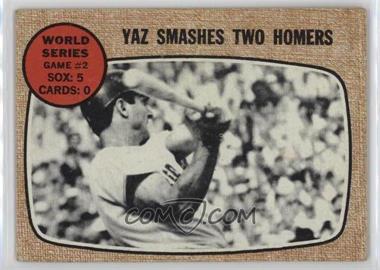 1968 Topps - [Base] #152 - World Series - Game #2 - Yaz Smashes Two Homers