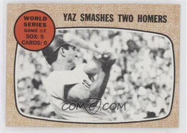 1968 Topps - [Base] #152 - World Series - Game #2 - Yaz Smashes Two Homers