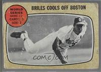 World Series - Game #3 - Briles Cools Off Boston [COMC RCR Poor]