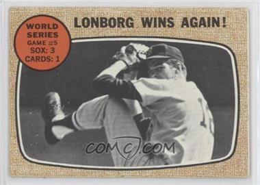 1968 Topps - [Base] #155 - World Series - Game #5 - Lonborg Wins Again! [Good to VG‑EX]