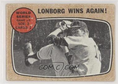 1968 Topps - [Base] #155 - World Series - Game #5 - Lonborg Wins Again! [Poor to Fair]