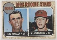 1968 Rookie Stars - Lou Piniella, Richie Scheinblum [Good to VG‑…