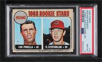 1968 Rookie Stars - Lou Piniella, Richie Scheinblum [PSA 8 NM‑M…