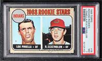 1968 Rookie Stars - Lou Piniella, Richie Scheinblum [PSA 7 NM]