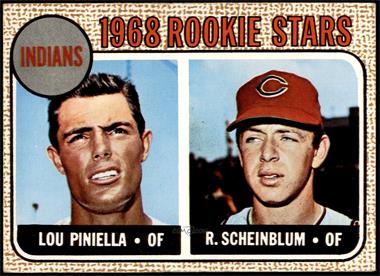 1968 Topps - [Base] #16 - 1968 Rookie Stars - Lou Piniella, Richie Scheinblum [VG EX+]