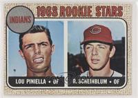1968 Rookie Stars - Lou Piniella, Richie Scheinblum [Good to VG‑…