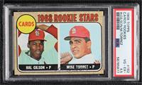 1968 Rookie Stars - Hal Gilson, Mike Torrez [PSA 4.5 VG‑EX+]