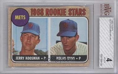 1968 Topps - [Base] #177 - 1968 Rookie Stars - Jerry Koosman, Nolan Ryan [BVG 4 VG‑EX]