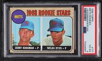 1968 Rookie Stars - Jerry Koosman, Nolan Ryan [PSA 4 VG‑EX]