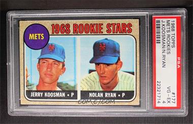 1968 Topps - [Base] #177 - 1968 Rookie Stars - Jerry Koosman, Nolan Ryan [PSA 4 VG‑EX]