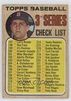 Checklist - 3rd Series (Carl Yastrzemski) (To Increase Your; B on Cap Not Fully…