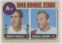 1968 Rookie Stars - Roberto Rodriguez, Darrell Osteen