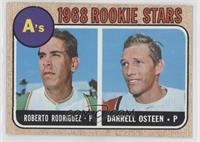 1968 Rookie Stars - Roberto Rodriguez, Darrell Osteen