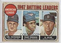 League Leaders - Carl Yastrzemski, Frank Robinson, Al Kaline