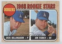 1968 Rookie Stars - Jack Billingham, Jim Fairey