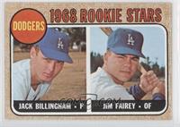 1968 Rookie Stars - Jack Billingham, Jim Fairey
