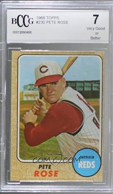 1968 Topps - [Base] #230 - Pete Rose [BCCG 7 Very Good or Better]