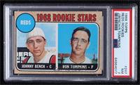 1968 Rookie Stars - Johnny Bench, Ron Tompkins (