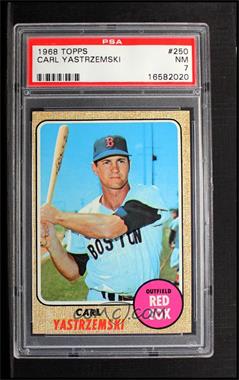 1968 Topps - [Base] #250 - Carl Yastrzemski [PSA 7 NM]