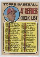 Checklist - 4th Series (Orlando Cepeda) (Copyright on Right) [COMC RCR&nbs…