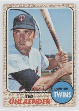 1968 Topps - [Base] #28 - Ted Uhlaender [Good to VG‑EX]