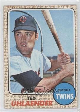 1968 Topps - [Base] #28 - Ted Uhlaender [Good to VG‑EX]