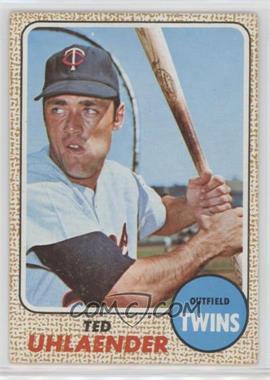 1968 Topps - [Base] #28 - Ted Uhlaender [Good to VG‑EX]